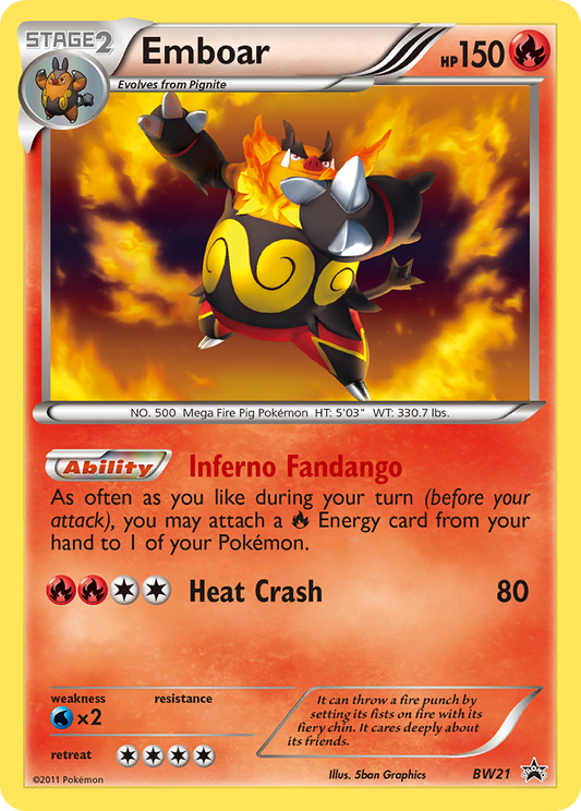 Emboar – Black & White Promos