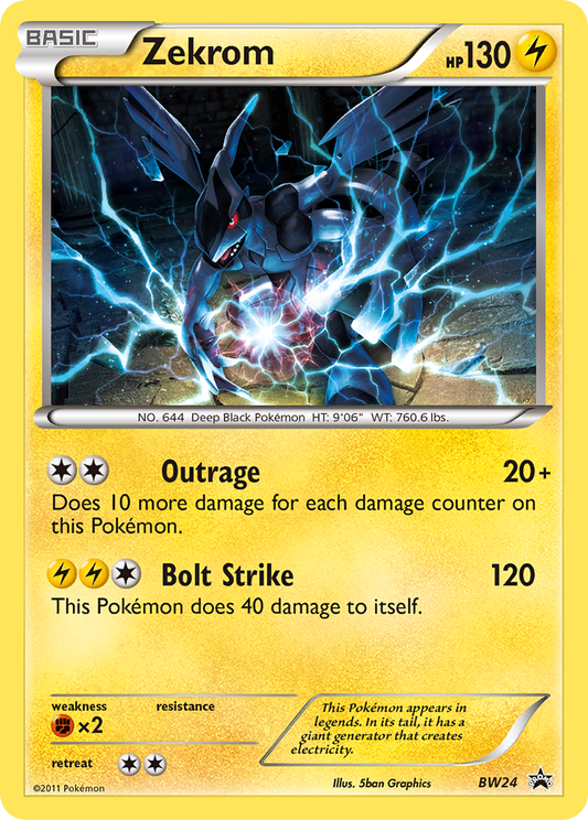 Zekrom – Black & White Promos