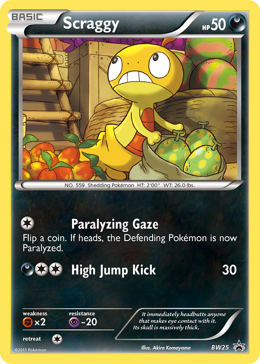 Scraggy – Black & White Promos