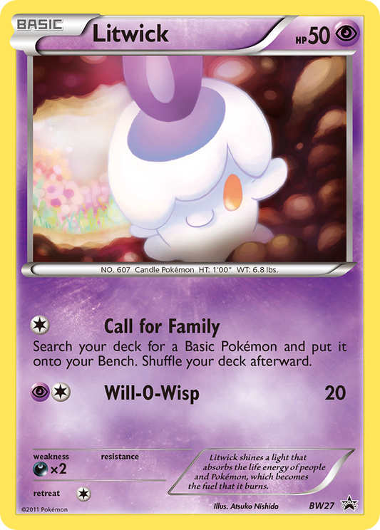 Litwick – Black & White Promos