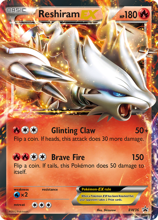Reshiram-EX – Black & White Promos