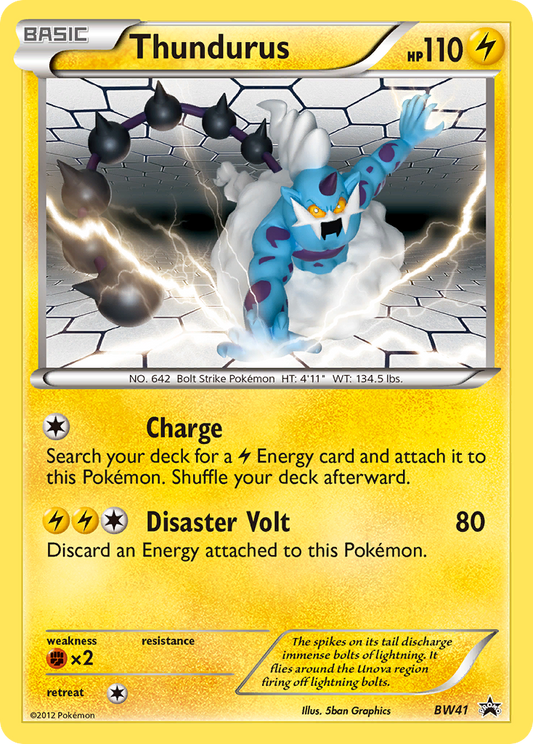 Thundurus – Black & White Promos