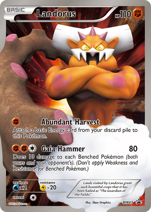 Landorus – Black & White Promos