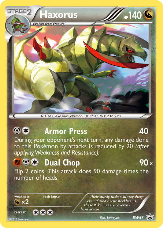 Haxorus – Black & White Promos