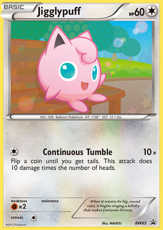 Jigglypuff – Black & White Promos