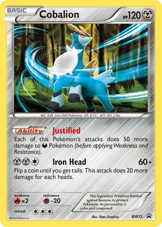 Cobalion – Black & White Promos