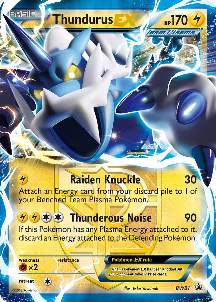 Thundurus-EX – Black & White Promos