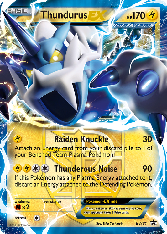 Thundurus-EX – Black & White Promos