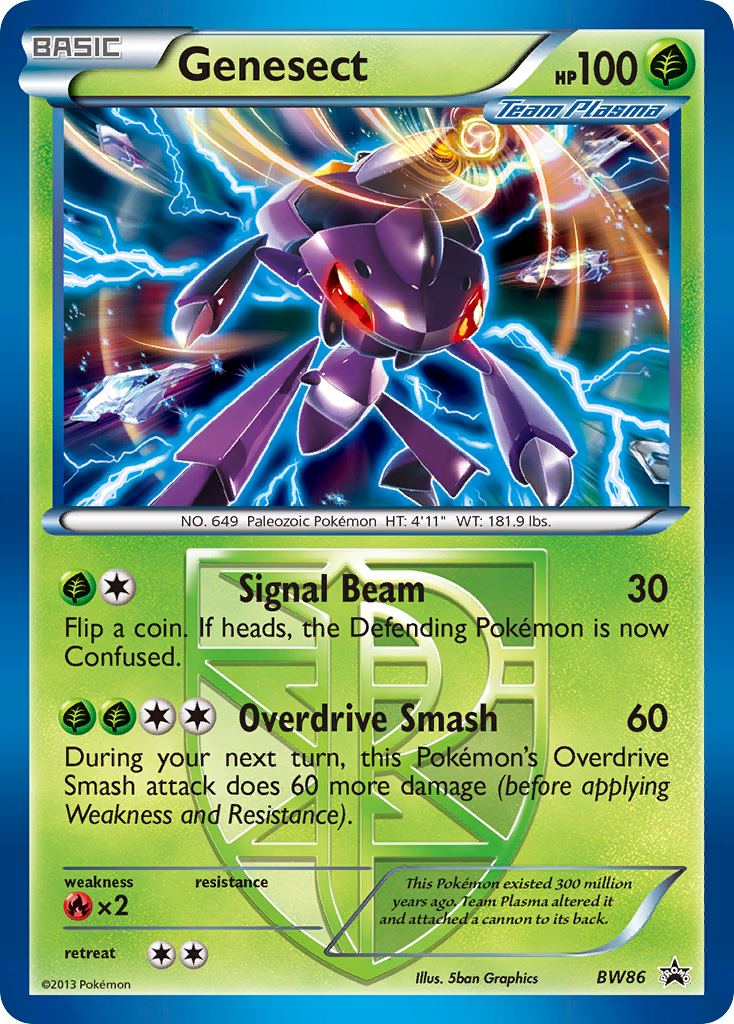 Genesect – Black & White Promos
