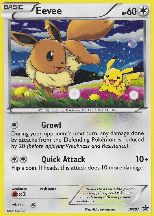 Eevee – Black & White Promos