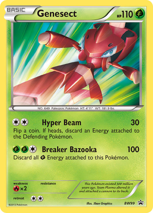 Genesect – Black & White Promos
