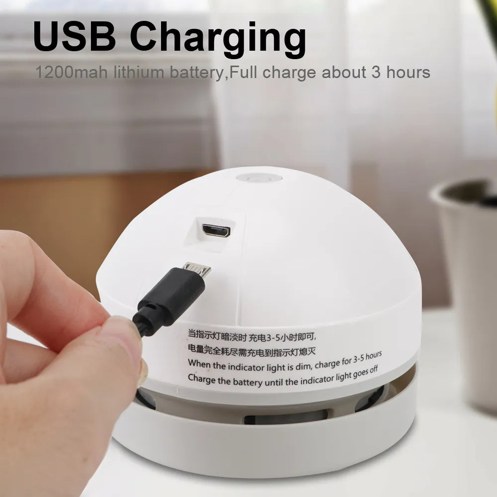 Mini Vacuum Cleaner USB Charging With Clean Brush
