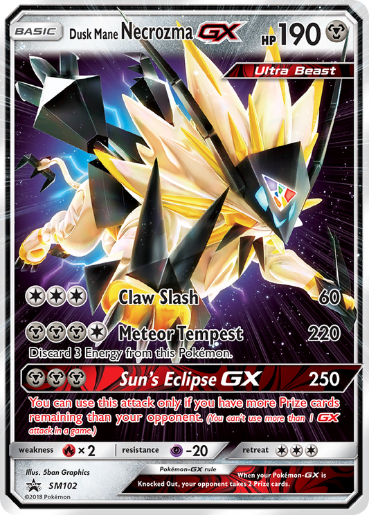 Dusk Mane Necrozma-GX – SM Black Star Promos