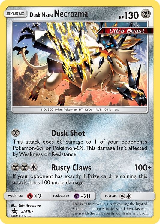 Dusk Mane Necrozma – SM Black Star Promos