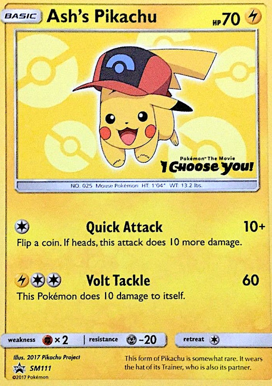 Ash's Pikachu – SM Black Star Promos