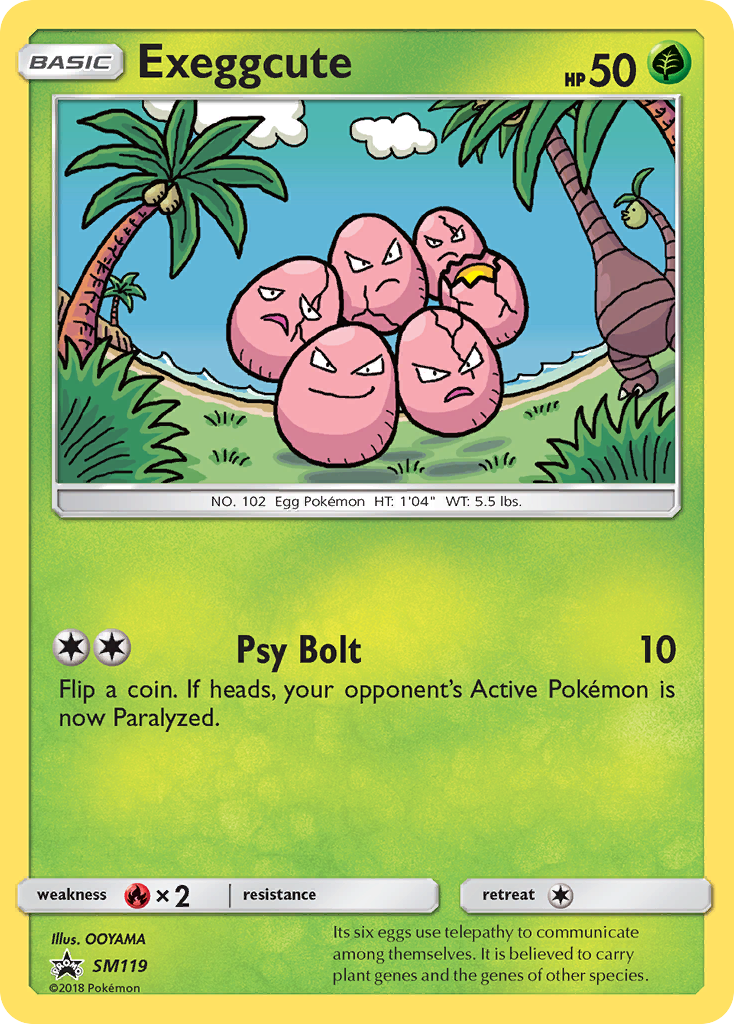 Exeggcute – SM Black Star Promos
