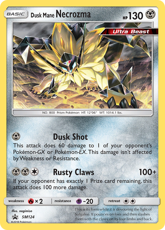 Dusk Mane Necrozma – SM Black Star Promos