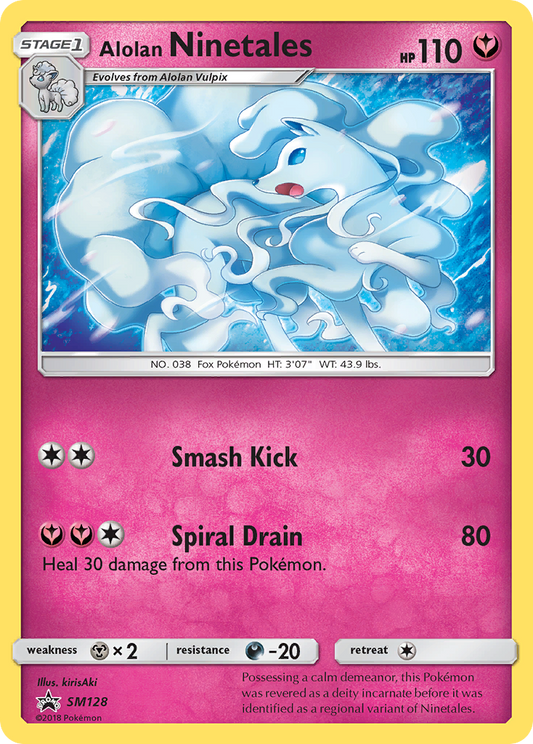 Alolan Ninetales – SM Black Star Promos