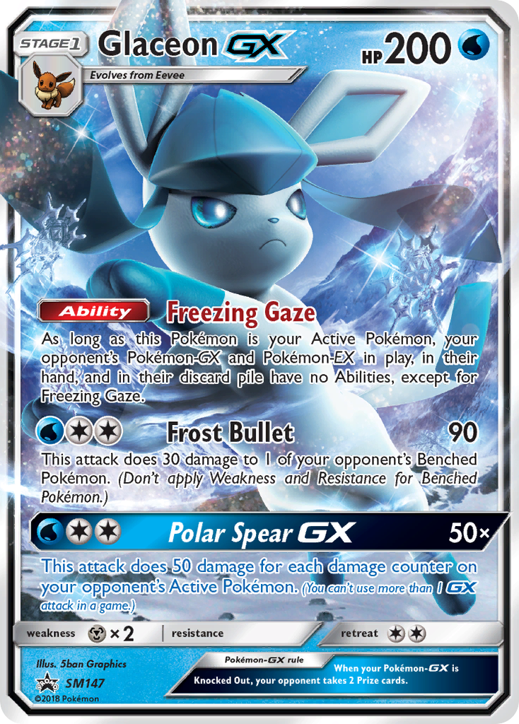 Glaceon-GX – SM Black Star Promos
