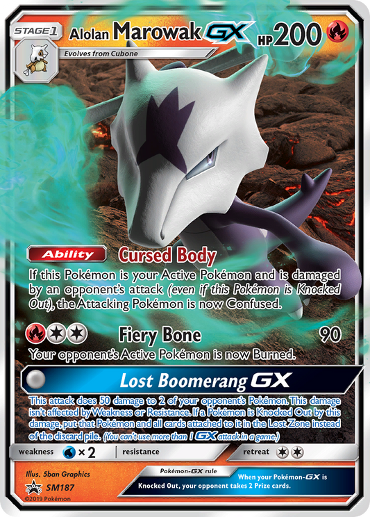 Alolan Marowak-GX – SM Black Star Promos