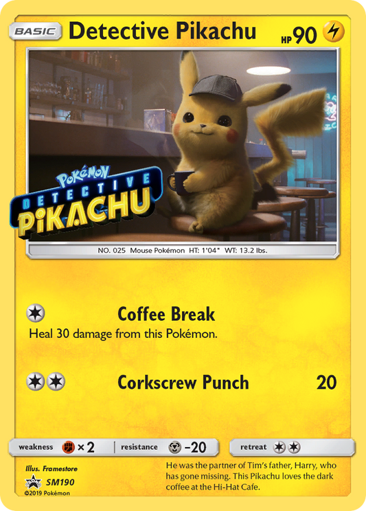 Detective Pikachu – SM Black Star Promos