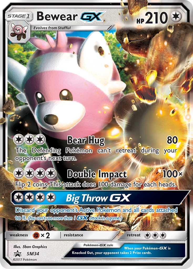 Bewear-GX – SM Black Star Promos