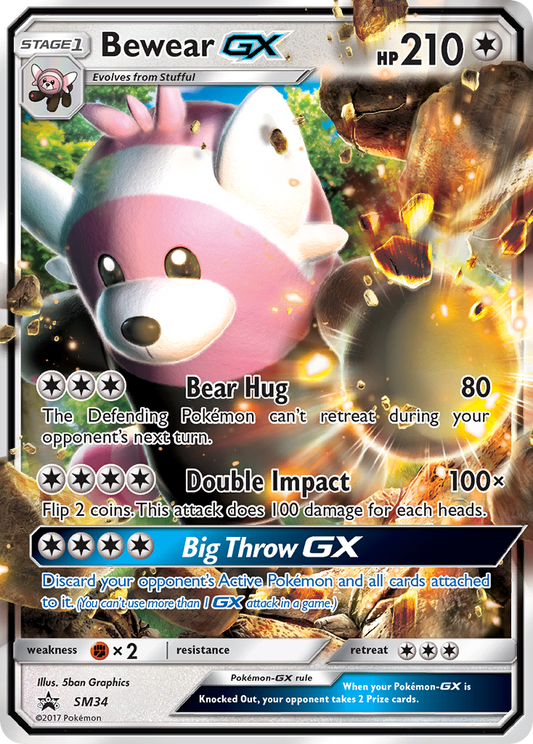Bewear-GX – SM Black Star Promos