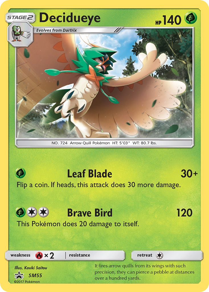 Decidueye – SM Black Star Promos
