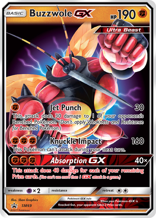 Buzzwole-GX – SM Black Star Promos