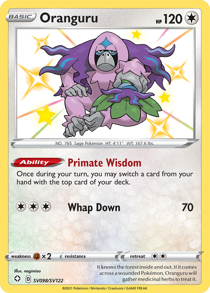 Oranguru – Shining Fates Shiny Vault