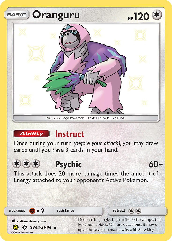 Oranguru – Hidden Fates Shiny Vault