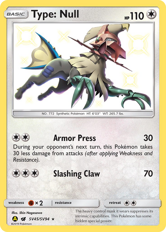 Type: Null – Hidden Fates Shiny Vault