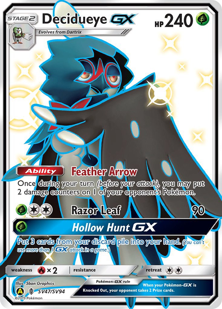 Decidueye-GX – Hidden Fates Shiny Vault