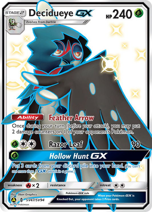 Decidueye-GX – Hidden Fates Shiny Vault