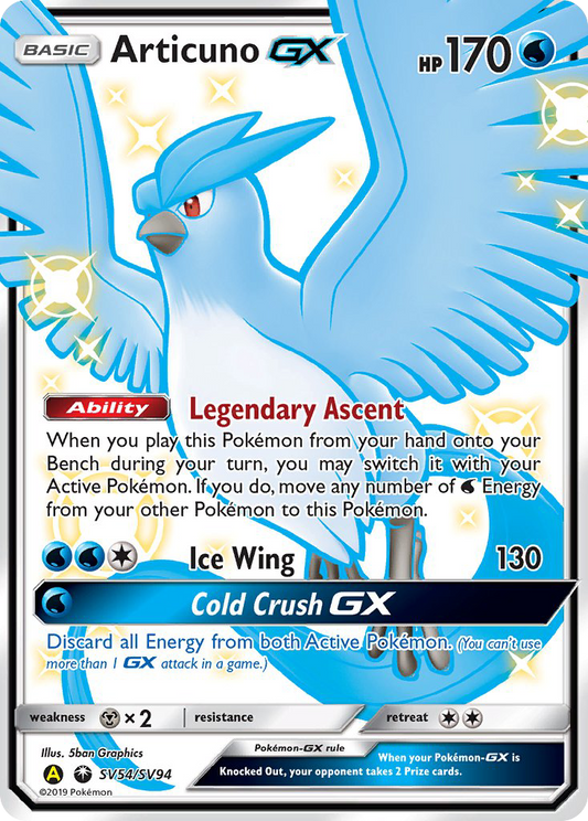 Articuno-GX – Hidden Fates Shiny Vault