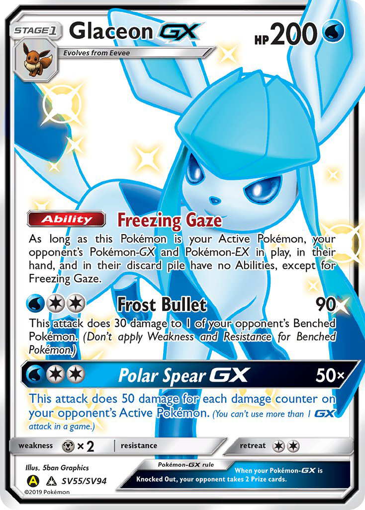 Glaceon-GX – Hidden Fates Shiny Vault