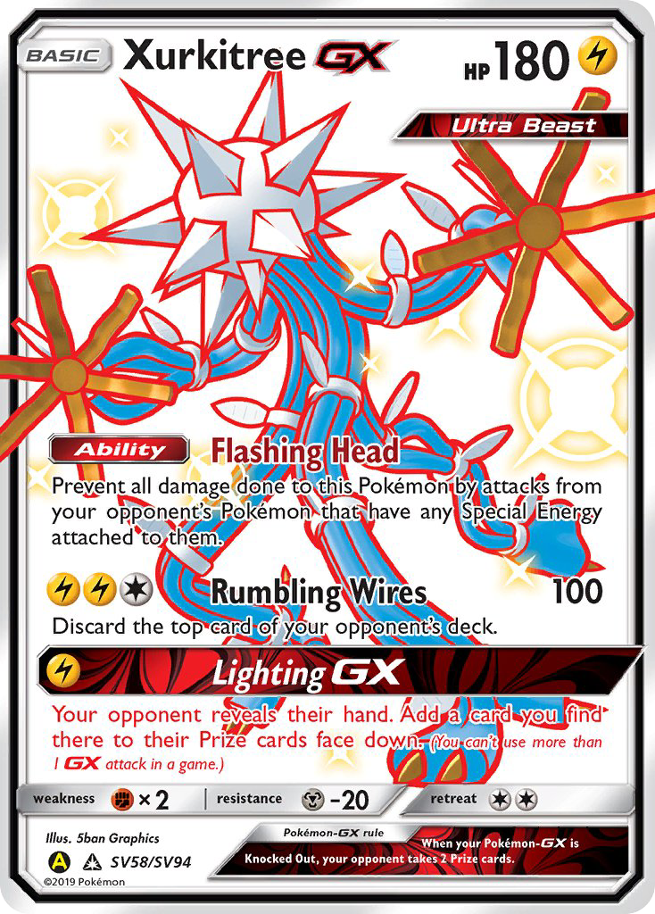Xurkitree-GX – Hidden Fates Shiny Vault