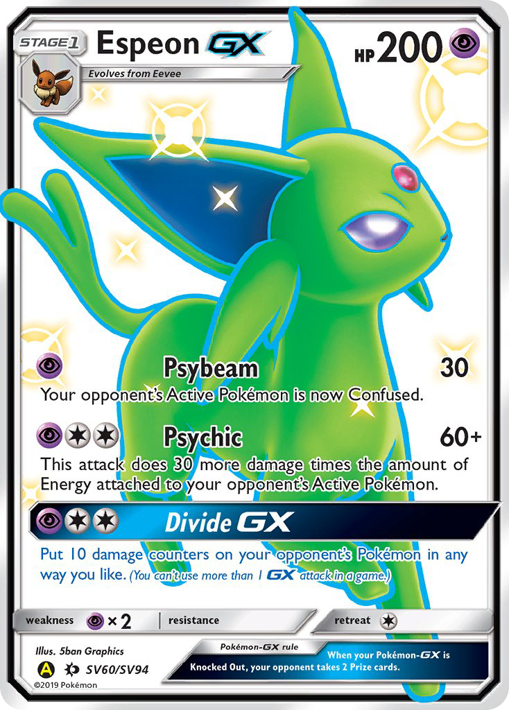 Espeon-GX – Hidden Fates Shiny Vault