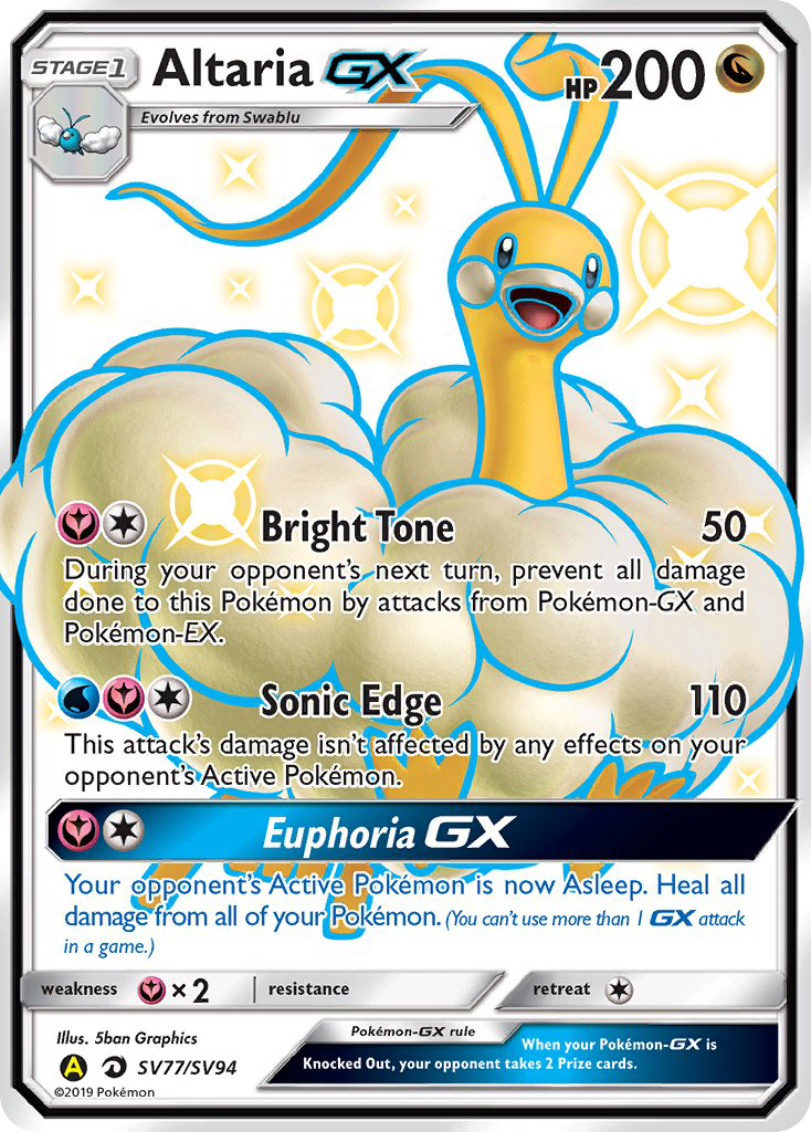 Altaria-GX – Hidden Fates Shiny Vault