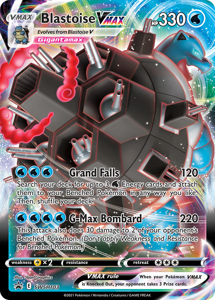 Blastoise VMAX – Sword & Shield Promos