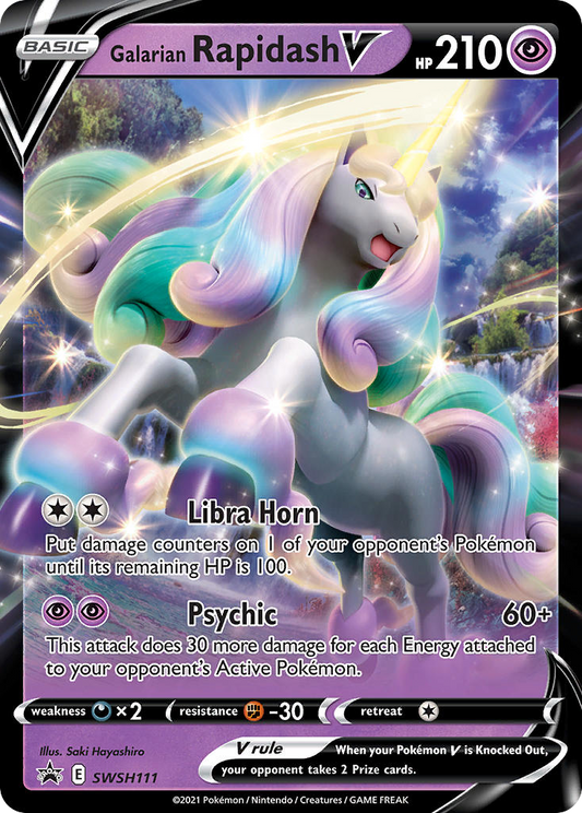 Galarian Rapidash V – Sword & Shield Promos