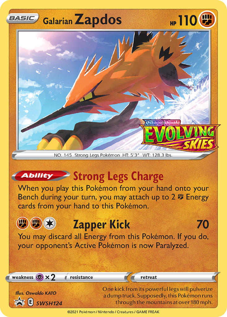 Galarian Zapdos – Sword & Shield Promos