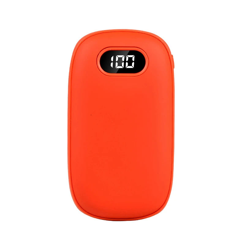 Hand Warmer Rechargeable 6000m Electric Portable Pocket Heater With Digital Display