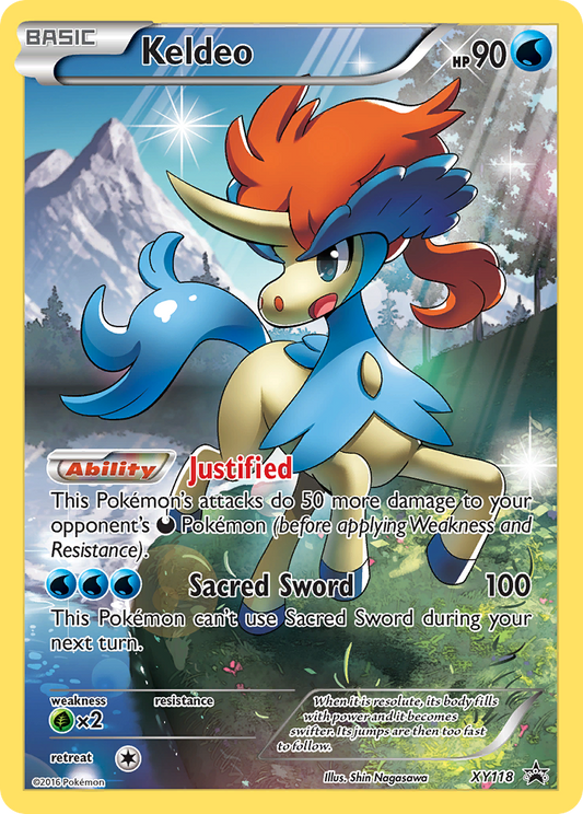 Keldeo – XY Black Star Promos