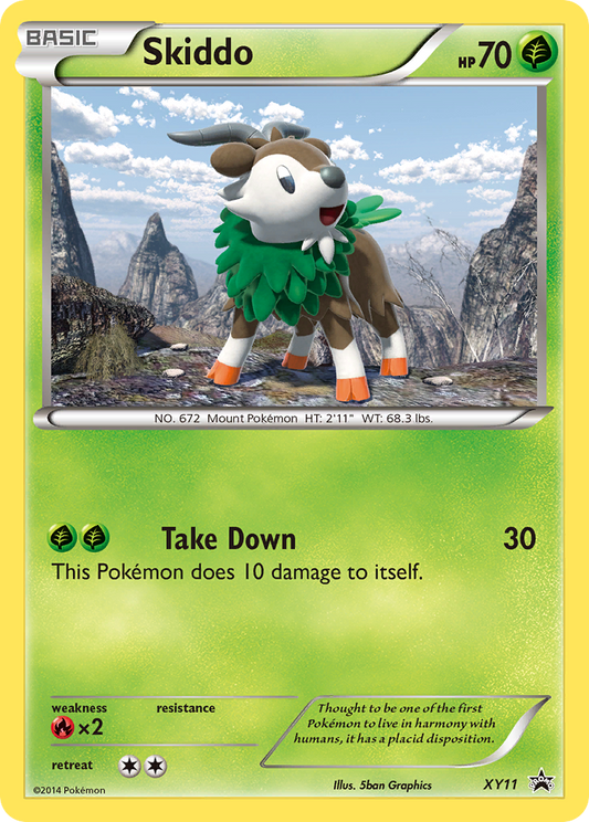Skiddo – XY Black Star Promos