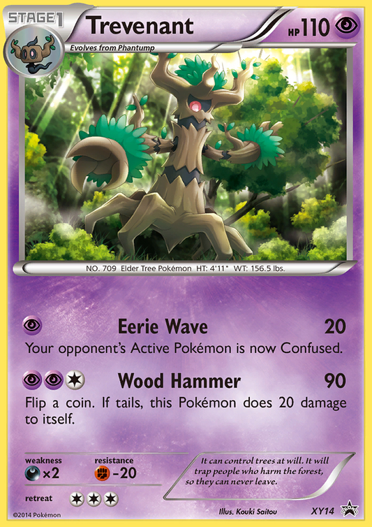 Trevenant – XY Black Star Promos