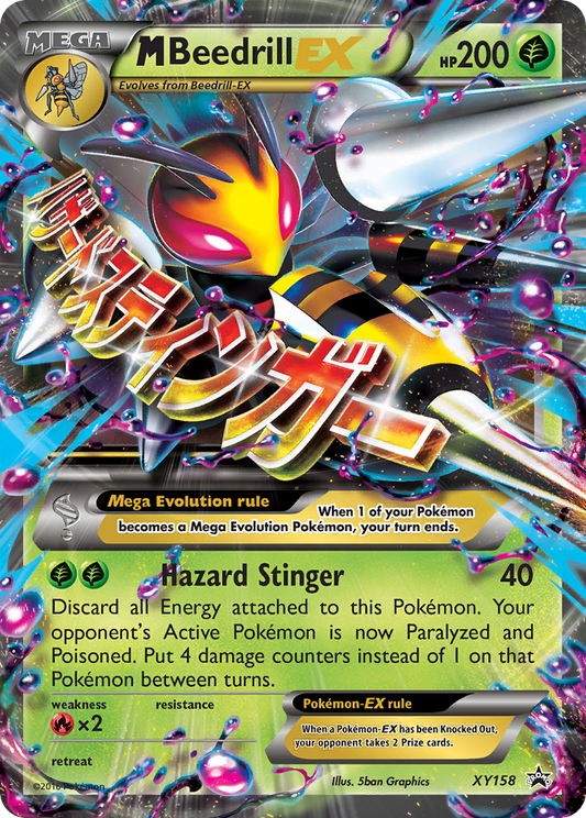 M Beedrill-EX – XY Black Star Promos