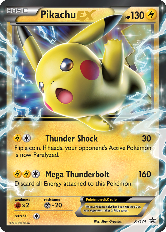 Pikachu-EX – XY Black Star Promos