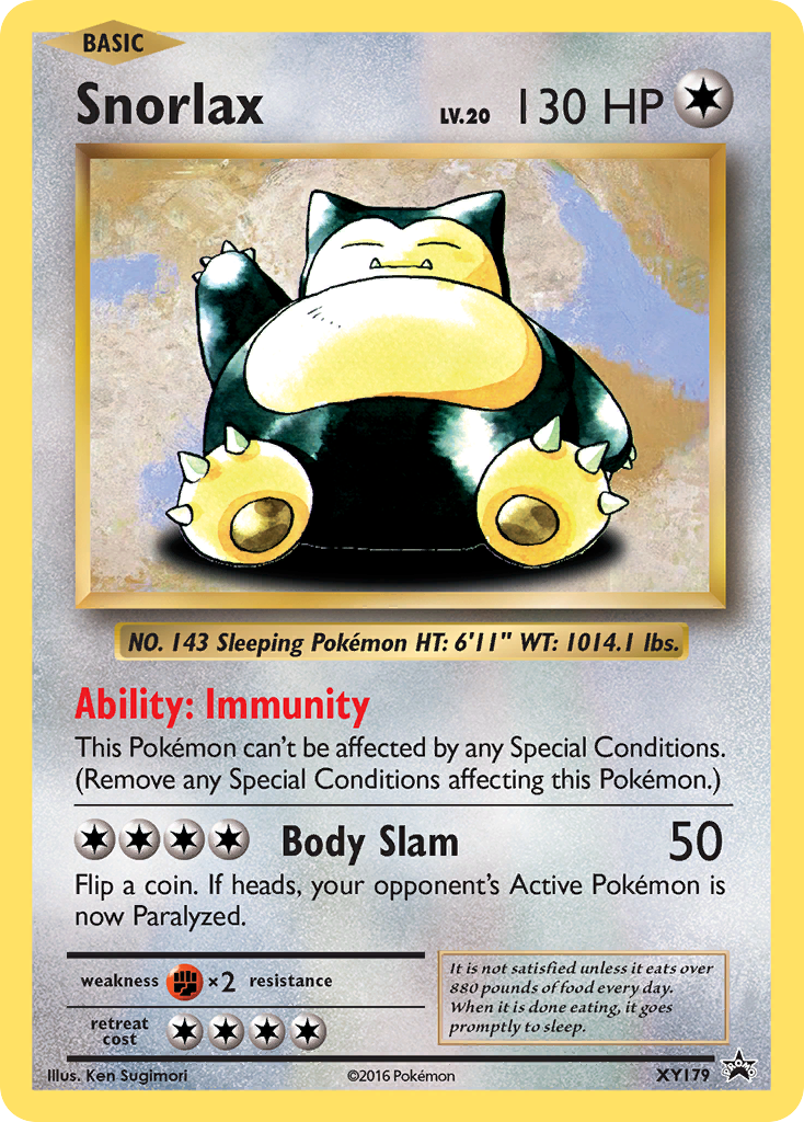 Snorlax – XY Black Star Promos