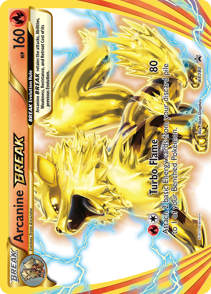 Arcanine BREAK – XY Black Star Promos